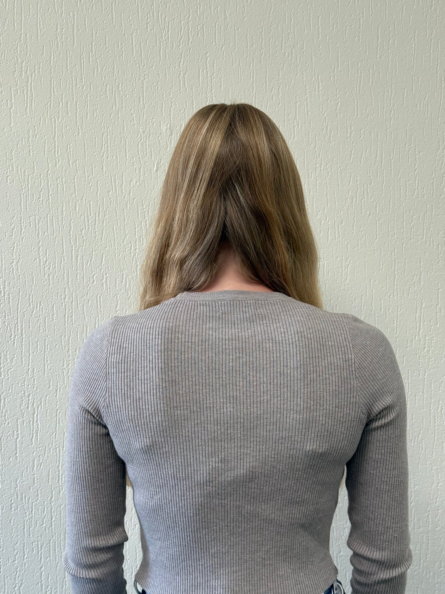 Sara long sleeve top grey