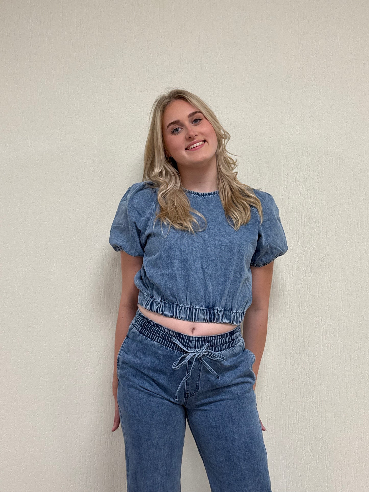Beau denim top