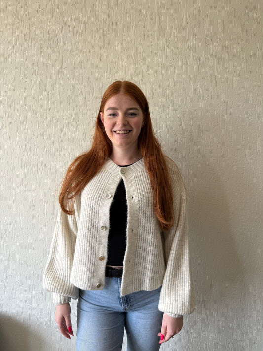 Lizzy cardigan Creme