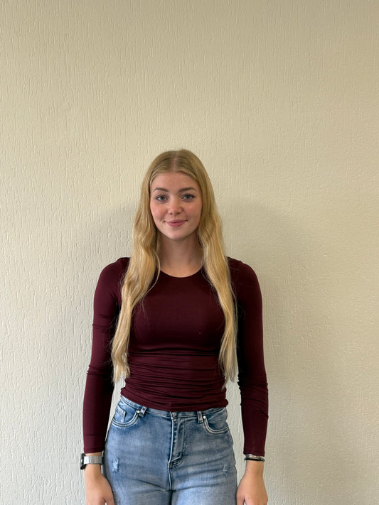 Chloé top long Bordeaux